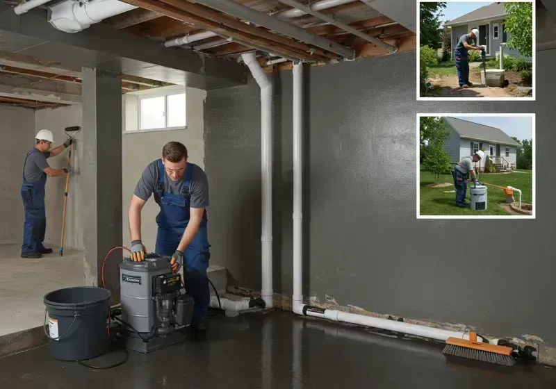 Basement Waterproofing and Flood Prevention process in South Charleston, WV